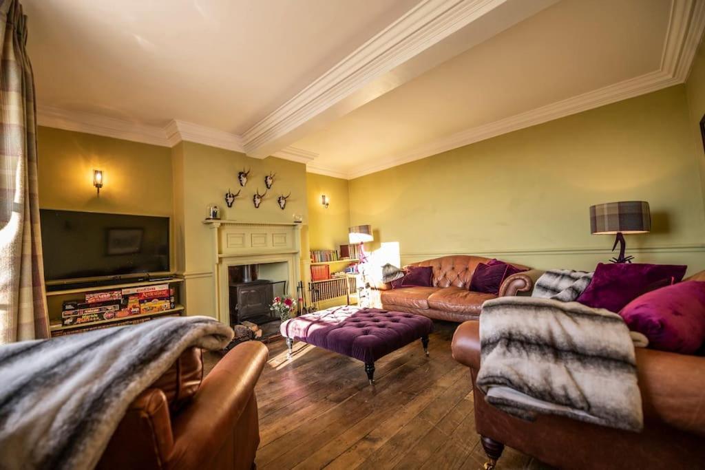 Georgian Country House -Panoramic Views -Sleeps 12 Ruthin Kültér fotó